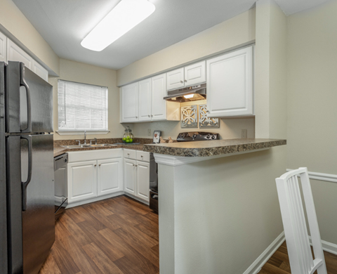 Kitchen at Preakness Apartments